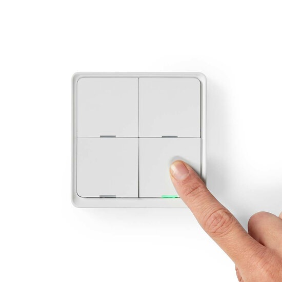 Nedis Zigbee SmartLife 4-voudige Wandschakelaar