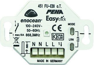 Easyclick, Inbouw-ontvanger Plus, 1-kanaal