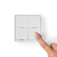 Nedis Zigbee SmartLife 4-voudige Wandschakelaar