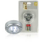 LED Lamp met Druktoets 3 Zilver