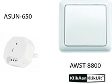 Klikaanklikuit zonwering/rolluik set - AWST-8800 + ASUN-660